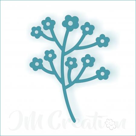 Stanzschablone - Blütenzweig